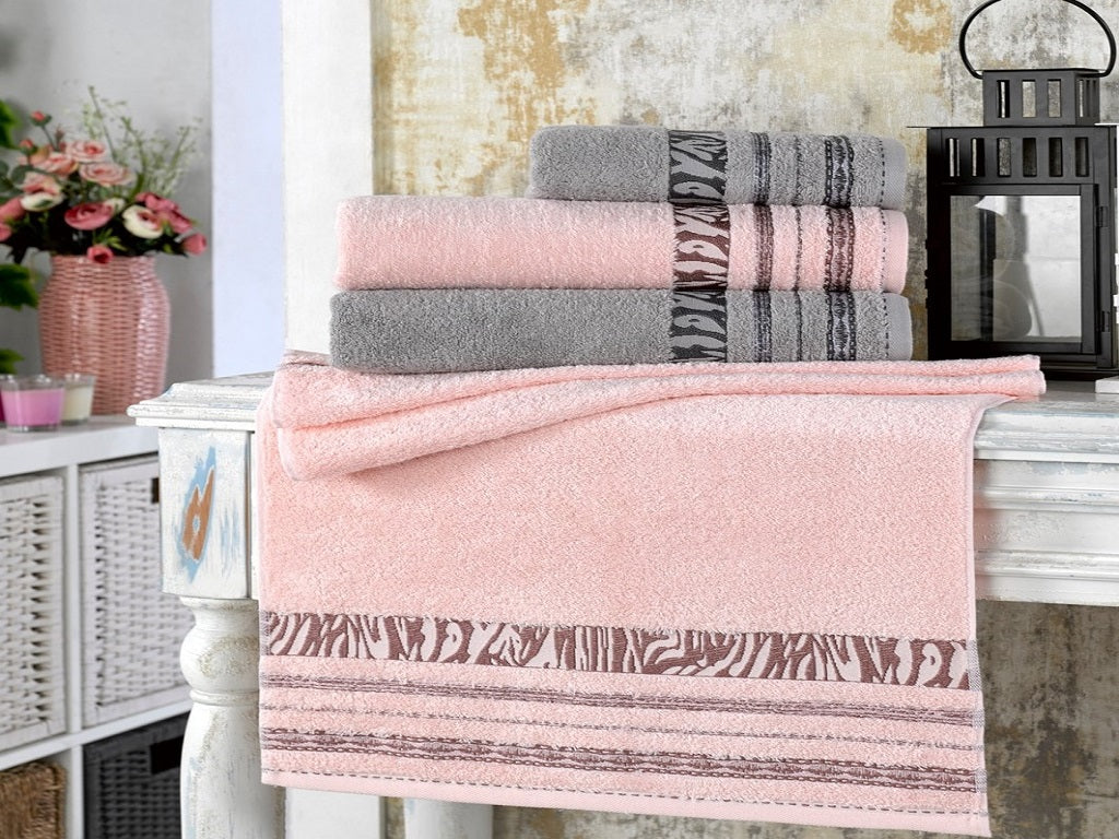 TOWELS - BAMBOO & COTTON - ZEBRA