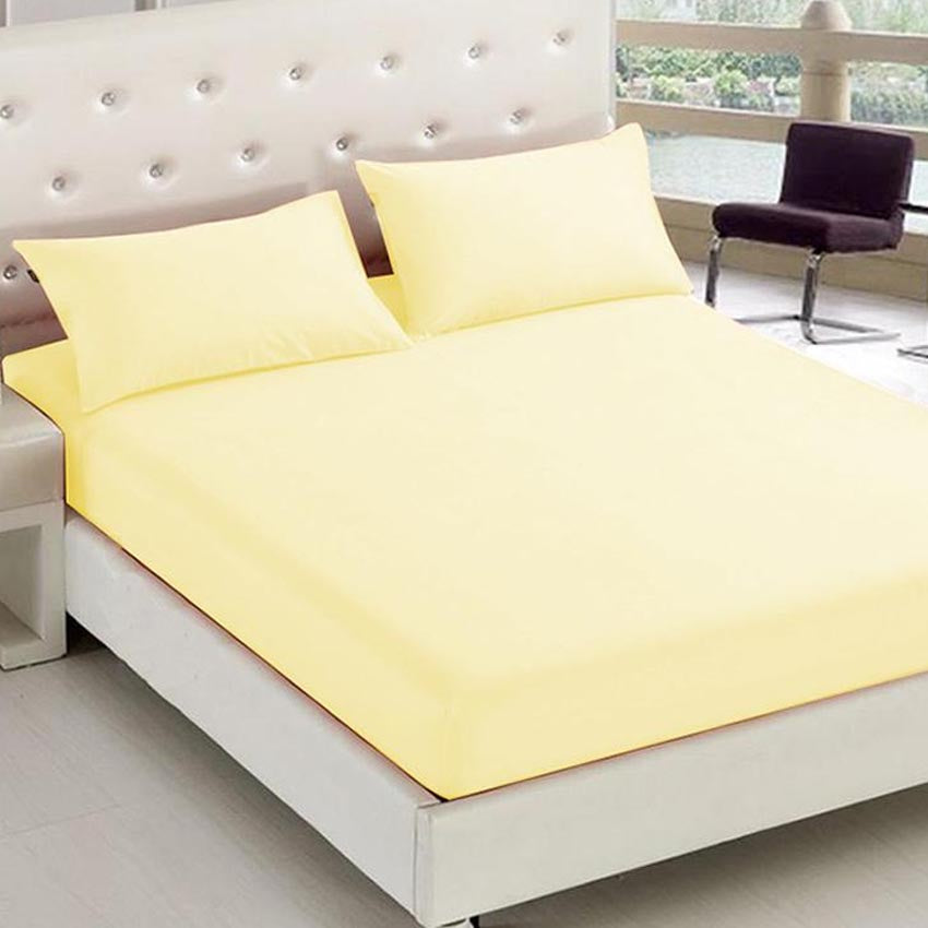 FITTED SHEET SET - COTTON - PLAIN