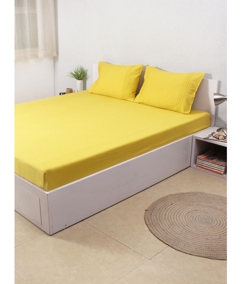 FITTED SHEET  - COTTON - PLAIN