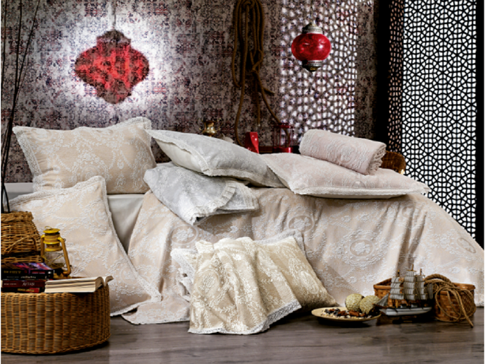 BRIDE MODERN BED SPREAD SETS  - BEGONYA