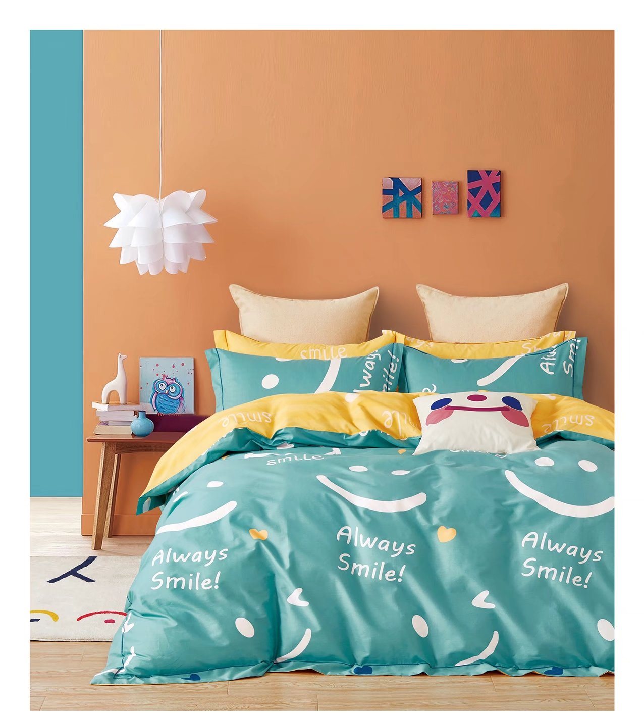 COMFORTER SET  - COTTON - SMILE